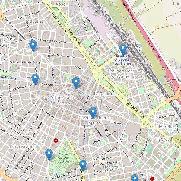 Mapa de taxi en Albacete Thumbnail