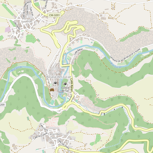 Mapa de taxi en Alcalá del Júcar Thumbnail