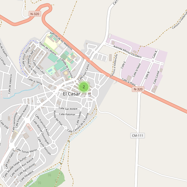 Mapa de taxi en El Casar Thumbnail