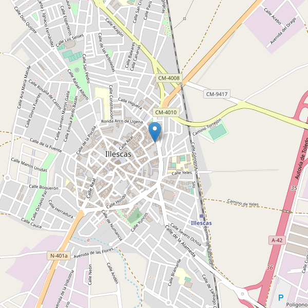 Mapa de taxi en Illescas Thumbnail