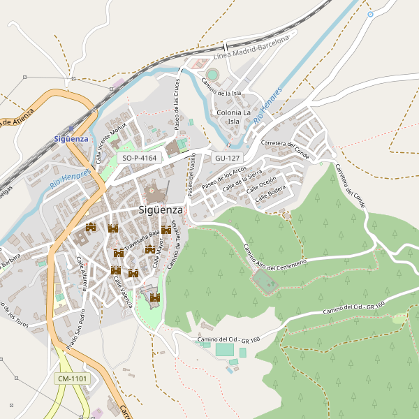 Mapa de taxi en Sigüenza Thumbnail