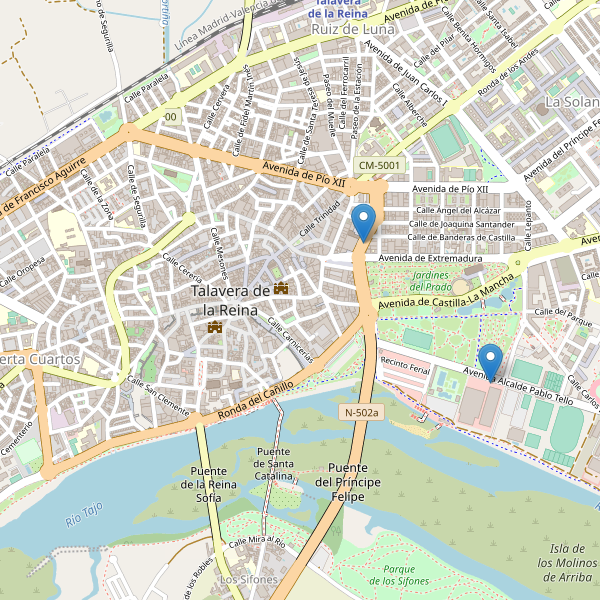 Mapa de taxi en Talavera de la Reina Thumbnail