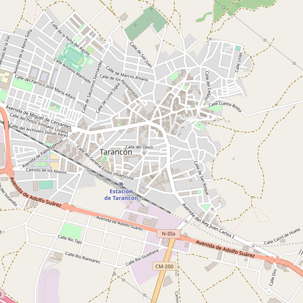 Mapa de taxi en Tarancón Thumbnail