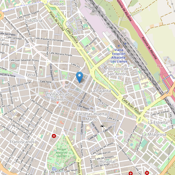 Thumbnail Mapa de teatros en Albacete