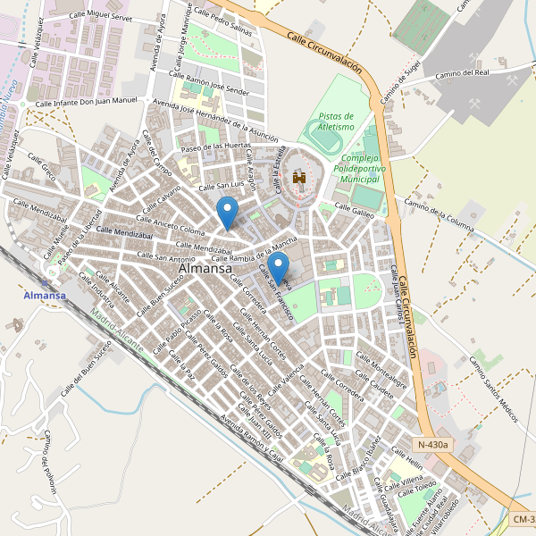 Thumbnail Mapa de teatros en Almansa