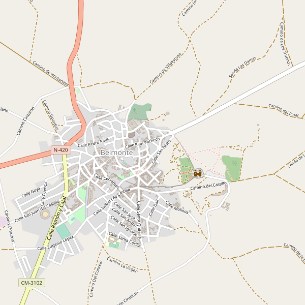 Thumbnail Mapa de teatros en Belmonte (CU)