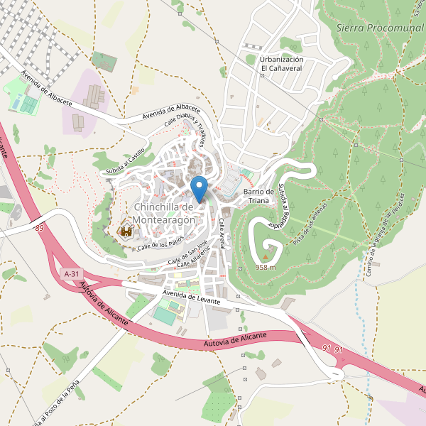 Thumbnail Mapa de teatros en Chinchilla de Montearagón