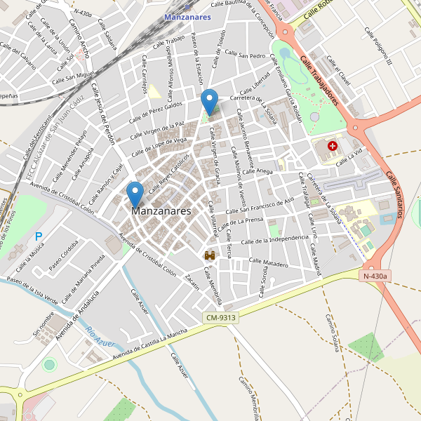 Thumbnail Mapa de teatros en Manzanares