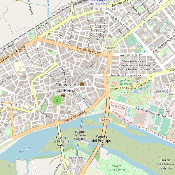 Thumbnail Mapa de teatros en Talavera de la Reina