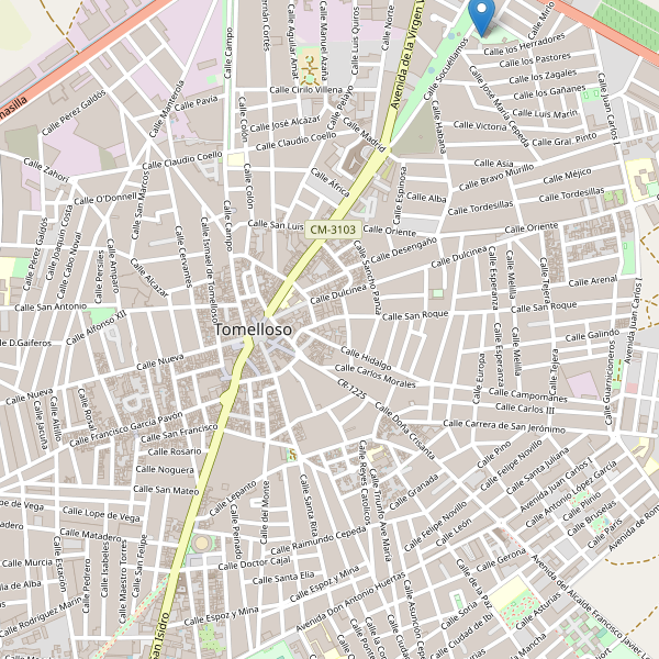 Thumbnail Mapa de teatros en Tomelloso