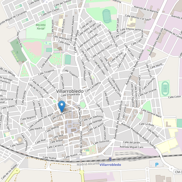 Thumbnail Mapa de teatros en Villarrobledo