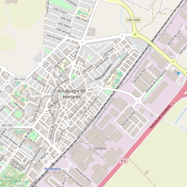 Mapa de telefonos en Azuqueca de Henares Thumbnail