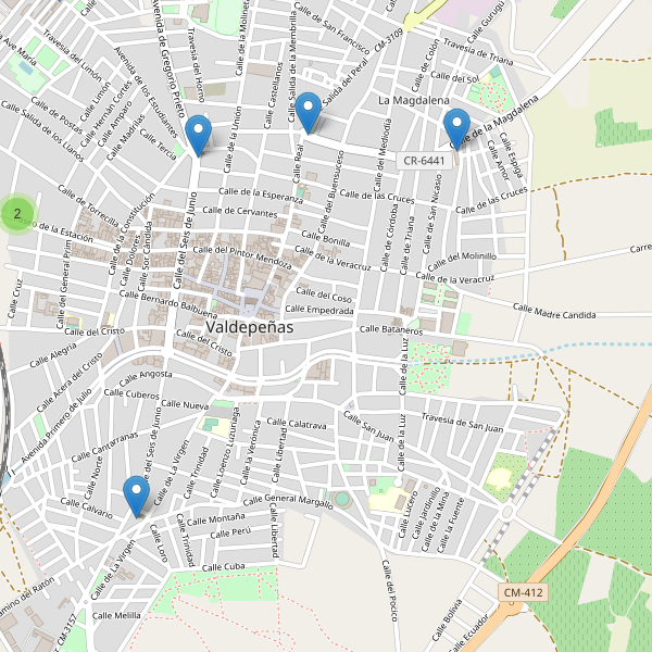 Mapa de telefonos en Valdepeñas Thumbnail