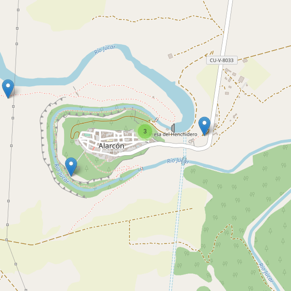 Mapa de vistas en Alarcón Thumbnail