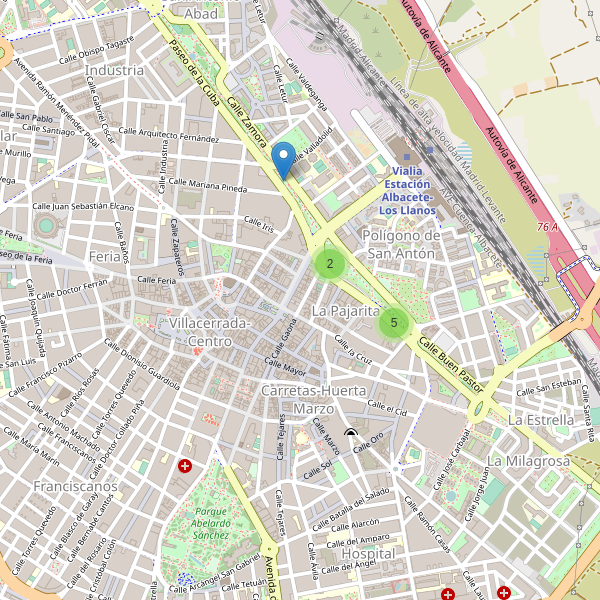 Mapa de vistas en Albacete Thumbnail