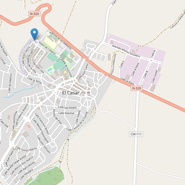 Mapa de vistas en El Casar Thumbnail
