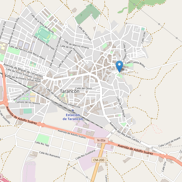 Mapa de vistas en Tarancón Thumbnail