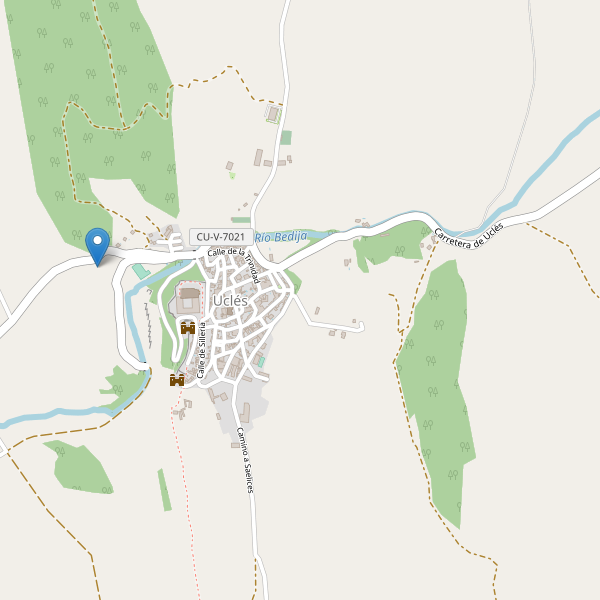 Mapa de vistas en Uclés Thumbnail