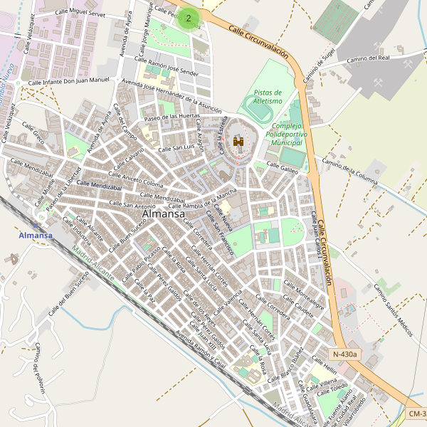 Mapa de zapatos en Almansa Thumbnail