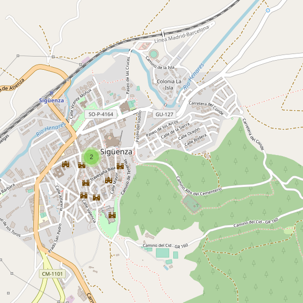 Mapa de zapatos en Sigüenza Thumbnail