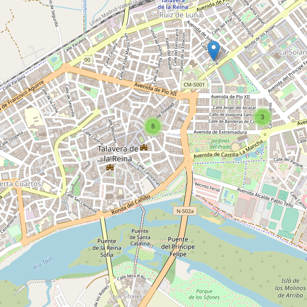 Mapa de zapatos en Talavera de la Reina Thumbnail