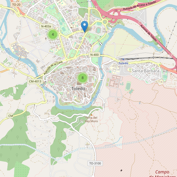 Mapa de zapatos en Toledo Thumbnail