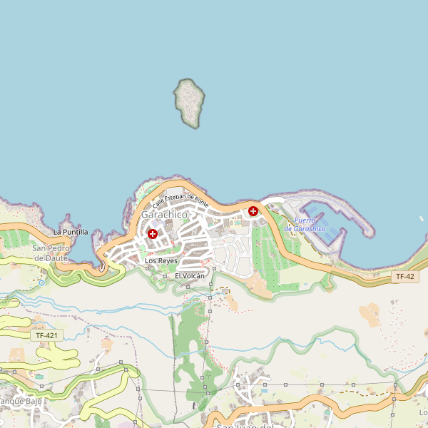Mapa de aparcamientos-bicicletas en Garachico Thumbnail