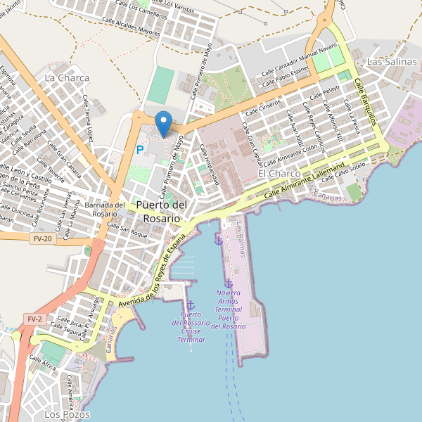 Mapa de aparcamientos-bicicletas en Puerto del Rosario Thumbnail