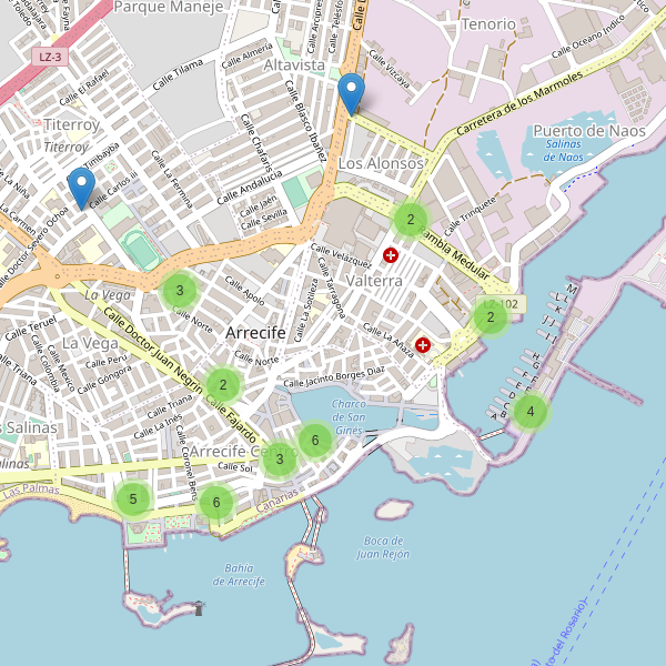 Mapa de bares en Arrecife Thumbnail