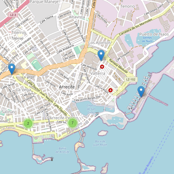 Mapa de cajeros-automaticos en Arrecife Thumbnail