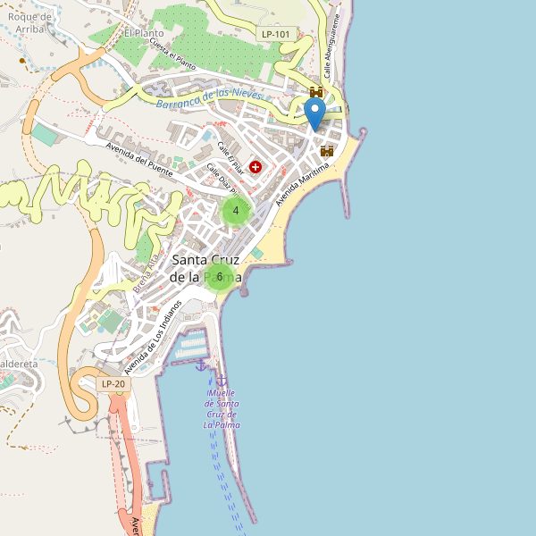 Mapa de cajeros-automaticos en Santa Cruz de la Palma Thumbnail