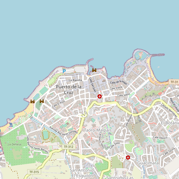 Thumbnail Mapa de cines en Puerto de la Cruz