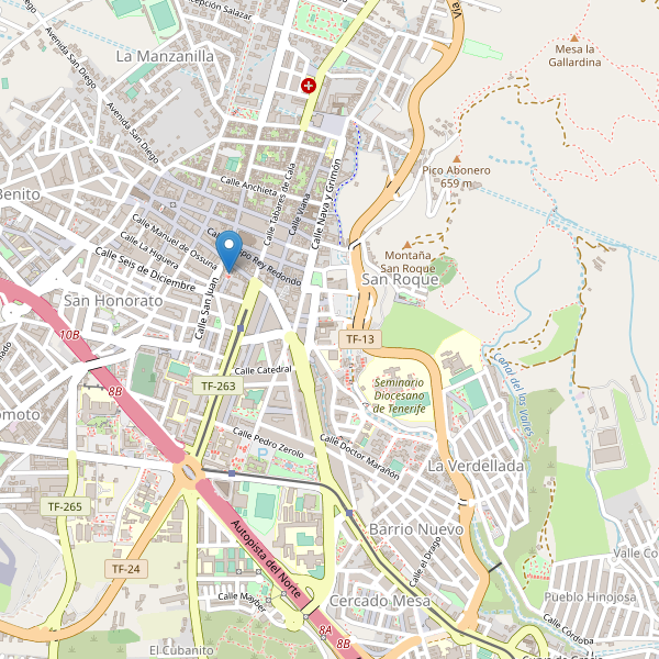 Thumbnail Mapa de cines en San Cristóbal de La Laguna