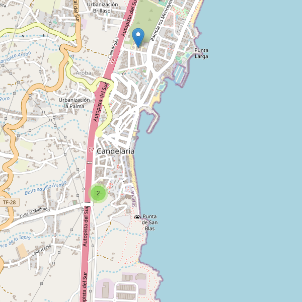 Mapa de escuelas en Candelaria Thumbnail