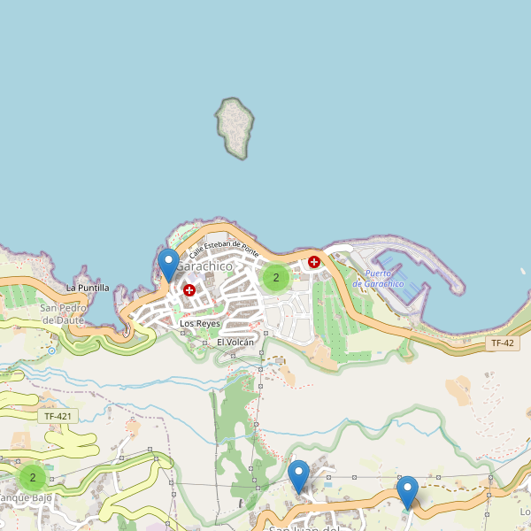 Mapa de escuelas en Garachico Thumbnail
