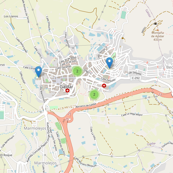 Mapa de escuelas en Gáldar Thumbnail