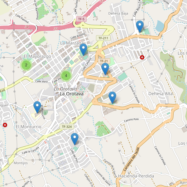 Mapa de escuelas en La Orotava Thumbnail