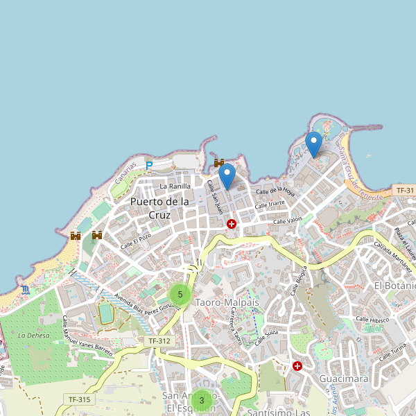 Mapa de escuelas en Puerto de la Cruz Thumbnail