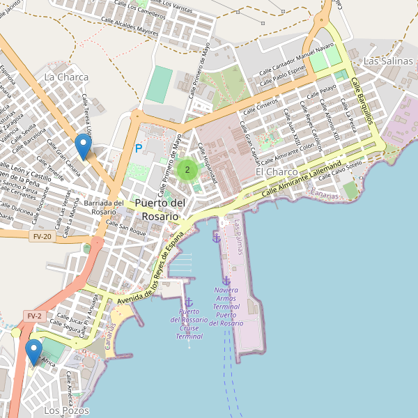 Mapa de escuelas en Puerto del Rosario Thumbnail