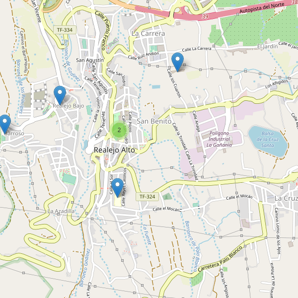 Mapa de escuelas en Realejo Alto Thumbnail