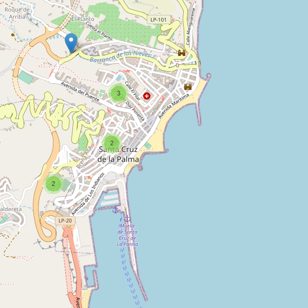 Mapa de escuelas en Santa Cruz de la Palma Thumbnail