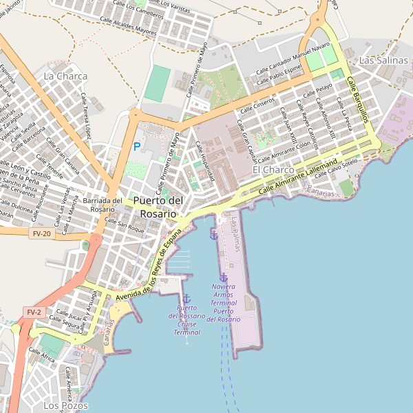 Mapa de estaciones en Puerto del Rosario Thumbnail