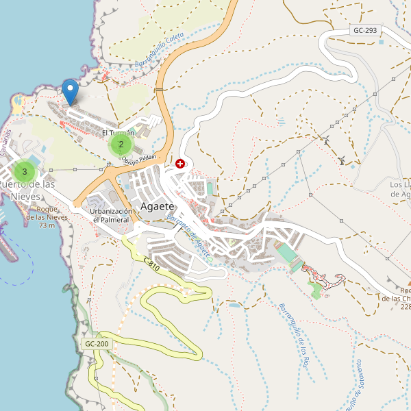 Thumbnail Mapa de hoteles en Agaete