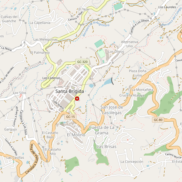Thumbnail Mapa de hoteles en Santa Brígida