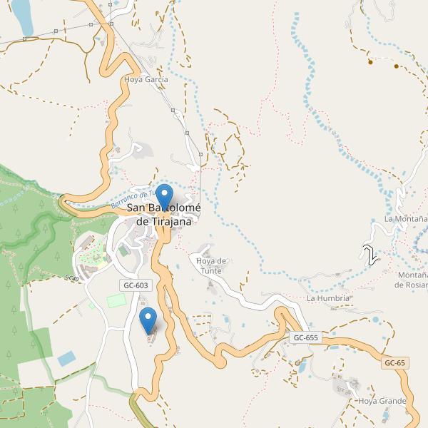 Mapa de iglesias en San Bartolomé de Tirajana Thumbnail