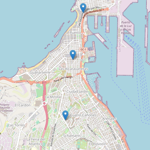 Mapa de mercados en Las Palmas de Gran Canaria Thumbnail