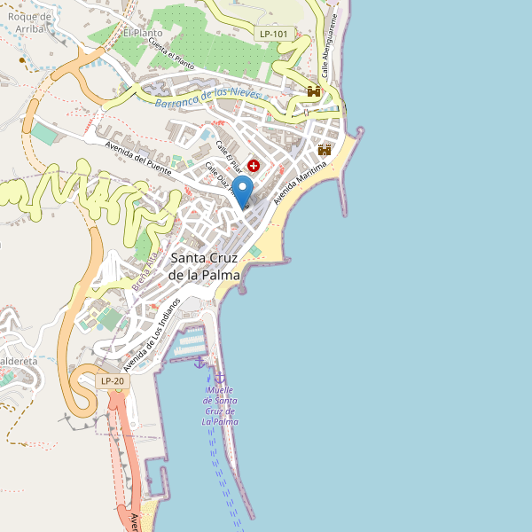 Mapa de mercados en Santa Cruz de la Palma Thumbnail