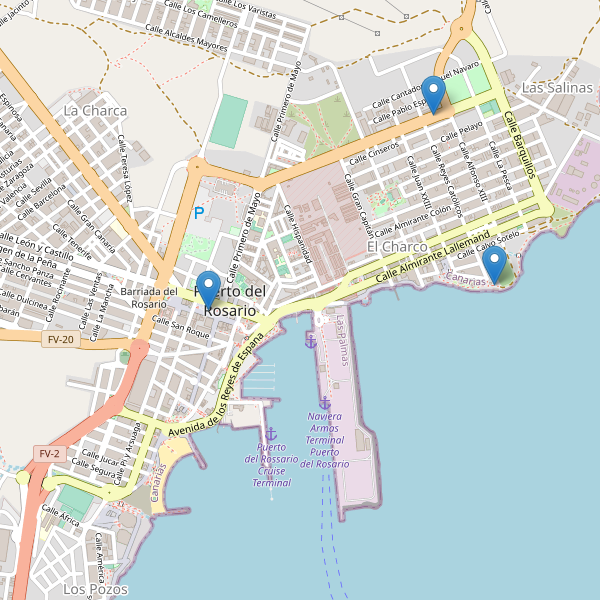 Mapa de monumentos en Puerto del Rosario Thumbnail