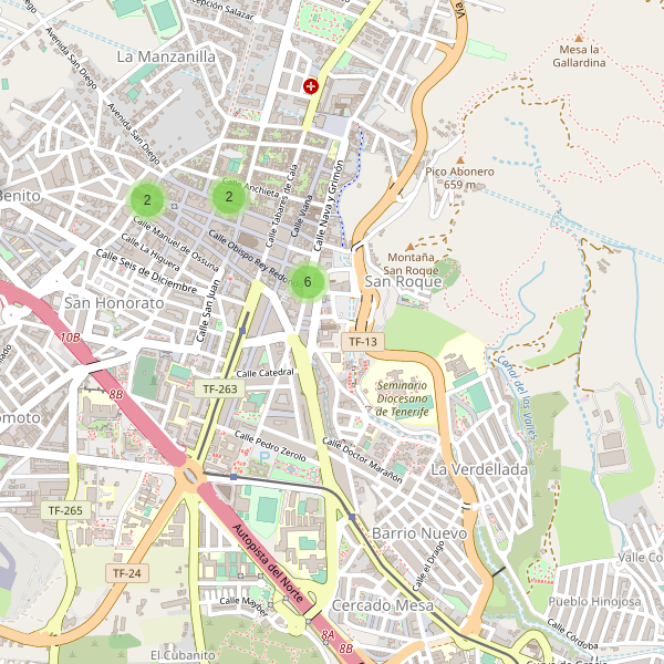 Mapa de monumentos en San Cristóbal de La Laguna Thumbnail