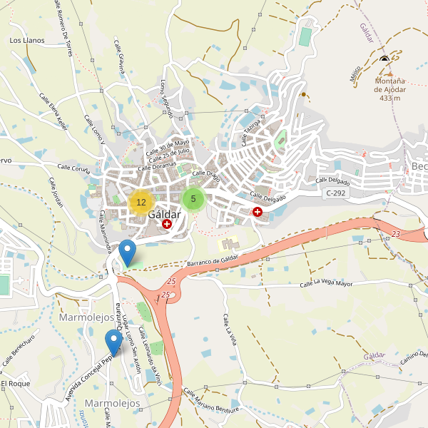 Thumbnail Mapa de restaurantes en Gáldar